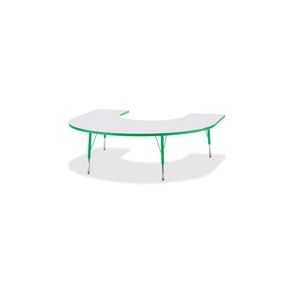 Jonti-Craft Berries Elementary Height Prism Edge Horseshoe Table