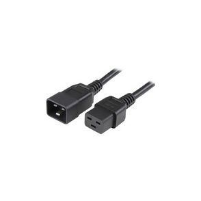 StarTech.com 3 ft Heavy Duty 14 AWG Computer Power Cord - C19 to C20