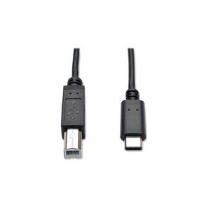 Tripp Lite 6ft USB 2.0 Hi-Speed Cable B Male to USB Type-C USB-C Male 6'