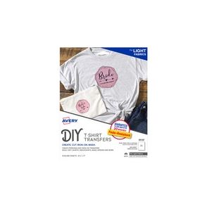 Avery® Inkjet Iron-on Transfer Paper - White