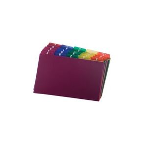 Oxford A-Z Poly Filing Index Cards