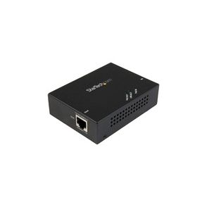 StarTech.com 1 Port Gigabit PoE+ Extender - 802.3at and 802.3af - 100 m (330 ft) - Power over Ethernet Extender - PoE Repeater Network Extender