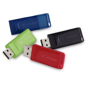 Verbatim 16GB Store 'n' Go® USB Flash Drive - 4pk - Red, Green, Blue, Black