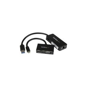 StarTech.com 2-in-1 Accessory Kit for Surface and Surface Pro 4 - mDP to HDMI or VGA - USB 3.0 to GbE - Also works with Surface Pro 3 and Surface 3