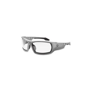 Ergodyne Fog-Off Clear Lens/Gray Frame Safety Glasses