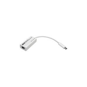 Tripp Lite by Eaton USB-C to Gigabit Network Adapter Thunderbolt 3 Compatibility - White