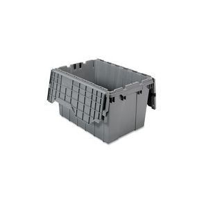 Akro-Mils Attached Lid Storage Container