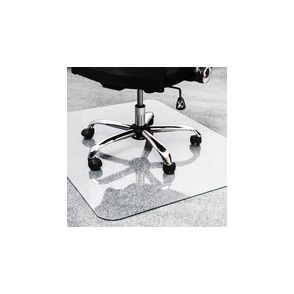 Glaciermat Heavy Duty Glass Chair Mat for Hard Floors & Carpets - 40" x 53"