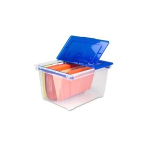 Storex Stackable Heavy-duty File Tote