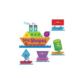 Trend Ship Shapes/Colors Bulletin Board Set