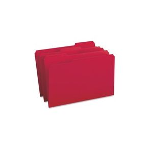 Business Source 1/3 Tab Cut Legal Recycled Top Tab File Folder