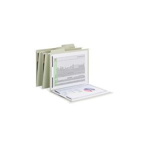 Smead FasTab 1/3 Tab Cut Letter Recycled Fastener Folder