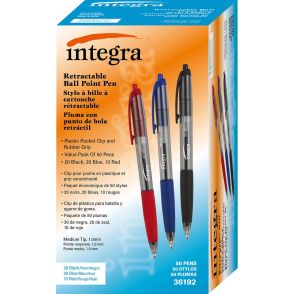 Integra 1.0mm Retractable Ballpoint Pen