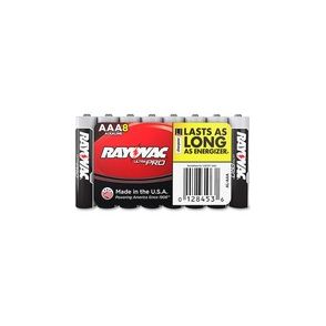 Rayovac Ultra Pro Alkaline AAA Battery 8-Packs