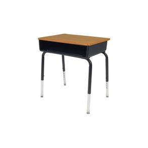 Lorell Adjustable-Height Student Desks with Book Box