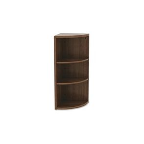 Lorell Essentials Series Hutch End Corner Bookcase