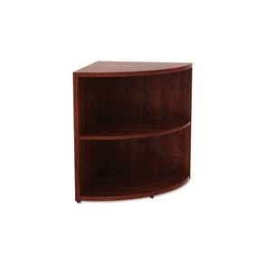 Lorell Essentials Series Desk End Corner Bookcase