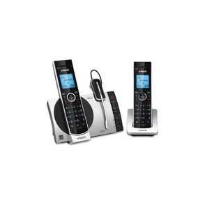 VTech Connect to Cell DS6771-3 DECT 6.0 Cordless Phone - Black, Silver