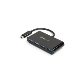 StarTech.com USB C Hub - 4 Port USB C to USB-A (4x) - Bus Powered USB Hub - USB Type C to USB Hub - USB-C to USB - USB 3.0 Type C