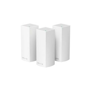 Linksys Velop Intelligent Mesh WiFi System- Tri-Band- 3-Pack White (AC2200)