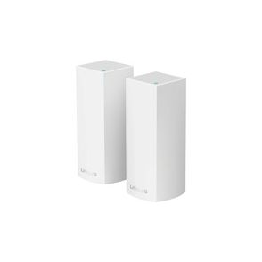 Linksys Velop Intelligent Mesh WiFi System- Tri-Band- 2-Pack White (AC2200)
