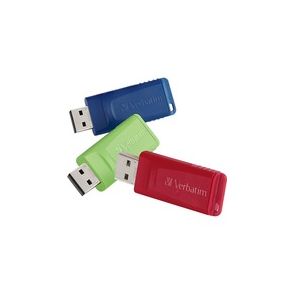 16GB Store 'n' Go USB Flash Drive - 3pk - Red, Green, Blue