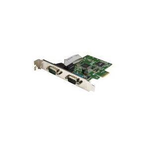 StarTech.com PCI Express Serial Card€" 2 port€" Dual Channel 16C1050 UART€" Serial Port PCIe Card€" Serial Expansion Card