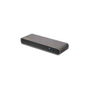 StarTech.com Thunderbolt 3 Dock - Dual Monitor 4K 60Hz TB3 Laptop Docking Station with DisplayPort - 85W Power Delivery - 3x USB 3.0, GbE