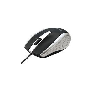 Verbatim Corded Notebook Optical Mouse - Silver
