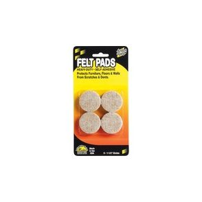 Master Mfg. Co Scratch Guard® Felt Circles, Self-adhesive