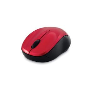 Verbatim Silent Wireless Blue LED Mouse - Red