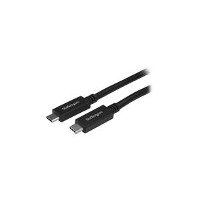 StarTech.com 0.5m USB C to USB C Cable - M/M - USB 3.1 Cable (10Gbps) - USB Type C Cable - USB 3.2 Gen 2 Type C Cable