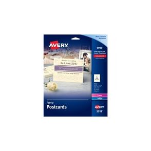 Avery® Laser, Inkjet Postcard - Ivory