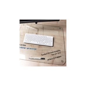 Glaciermat Glass Desk Pad - 20" x 36"