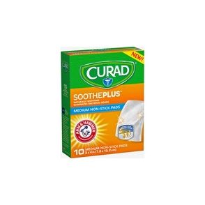 Curad SoothePlus Medium Non-stick Pads