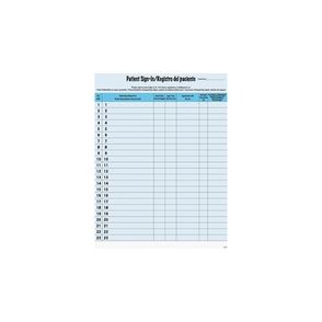 Tabbies Patient Sign-in Label Forms