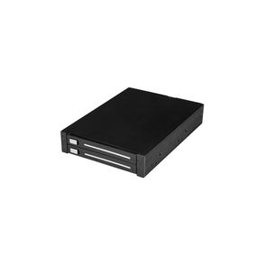 StarTech.com Dual-Bay 2.5in SATA SSD / HDD Rack for 3.5in Front Bay - Trayless SATA Backplane - RAID