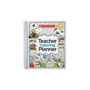 Scholastic Teacher Coloring Planner
