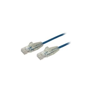 StarTech.com 10 ft CAT6 Cable - Slim CAT6 Patch Cord - Blue Snagless RJ45 Connectors - Gigabit Ethernet Cable - 28 AWG - LSZH (N6PAT10BLS)