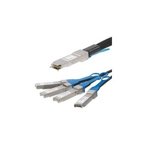 StarTech.com MSA Uncoded Compatible 2m QSFP+ to 4x SFP+ Direct Attach Breakout Cable - 40GbE - QSFP+ to 4x SFP+ Copper DAC 40 Gbps Low Power