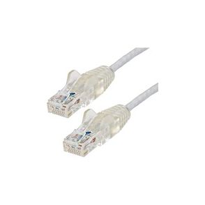 StarTech.com 1 ft CAT6 Cable - Slim CAT6 Patch Cord - Gray - Snagless RJ45 Connectors - Gigabit Ethernet Cable - 28 AWG - LSZH (N6PAT1GRS)