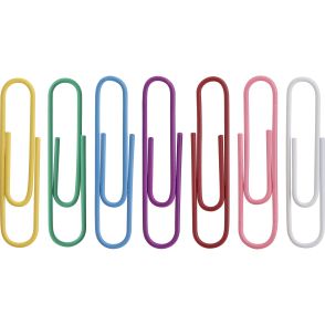 Business Source Vinyl-coated Gem Clips