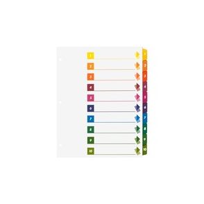 Business Source Color-coded Table of Contents/Tabs Index Dividers