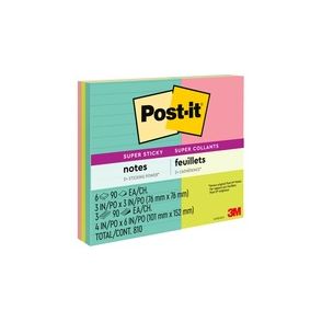 Post-it® Super Sticky Notes - Supernova Neons Color Collection