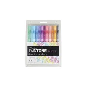 Tombow TwinTone Pastels Dual-tip Marker Set