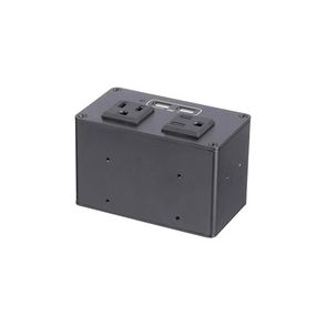 StarTech.com Power Outlet Module for Conference Table Connectivity Box - 2x AC Power and 2x USB-A - Power and Charging Hub