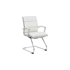 Boss Executive CaressoftPlus Chair with Metal Chrome Finish - Guest Chair