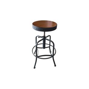 Holland Bar Stools 910 Black Wrinkle Industrial Adjustable Stool
