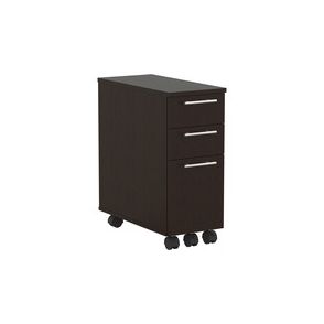 Safco Medina Skinny Pedestal - 3-Drawer