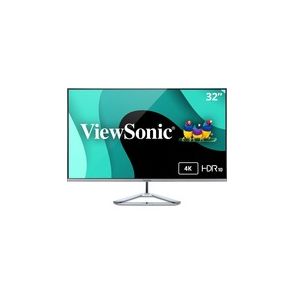 ViewSonic VX3276-4K-MHD 32 Inch 4K UHD Monitor with Ultra-Thin Bezels, HDR10 HDMI and DisplayPort for Home and Office